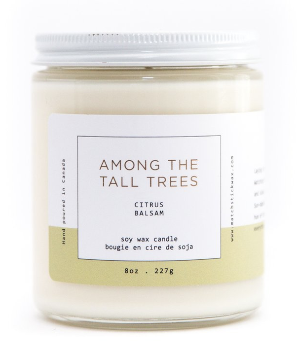 matchstick wax soy candle